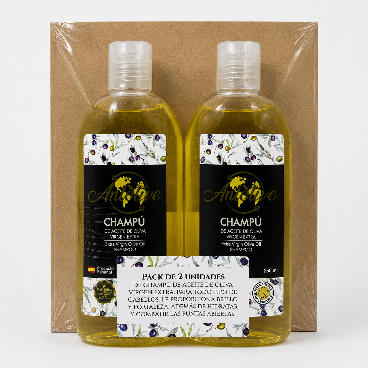 Champú de Aceite de Oliva Virgen Extra