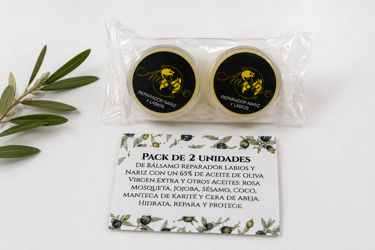 Bálsamo Labial Natural | Reparador Nariz y Labios