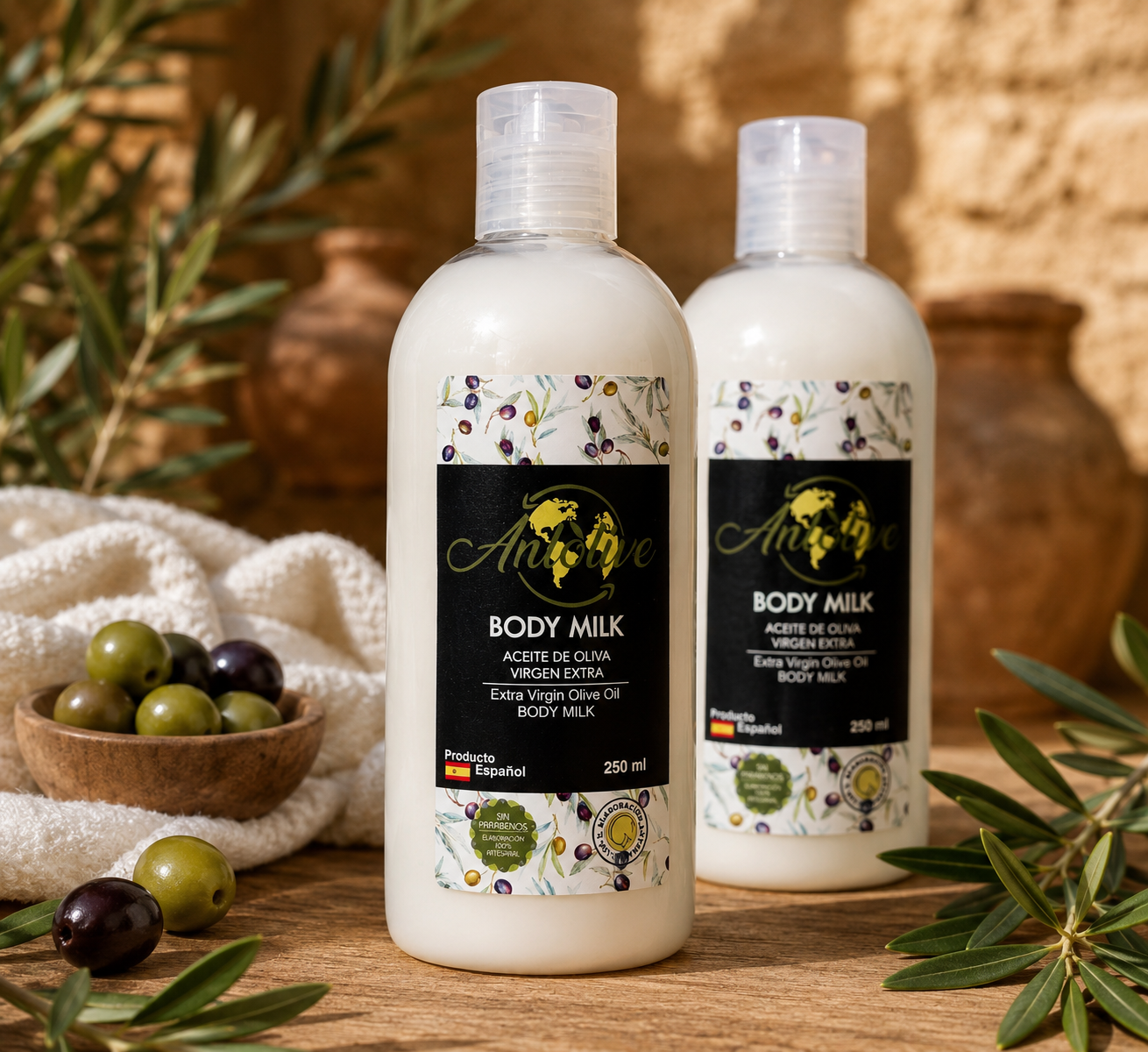 Body Milk Aceite de Oliva Virgen Extra | ANLOLIVE