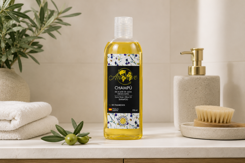 Champú de Aceite de Oliva Virgen Extra
