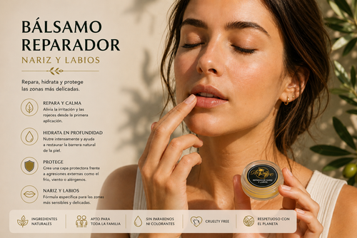 Bálsamo Labial Natural | Reparador Nariz y Labios